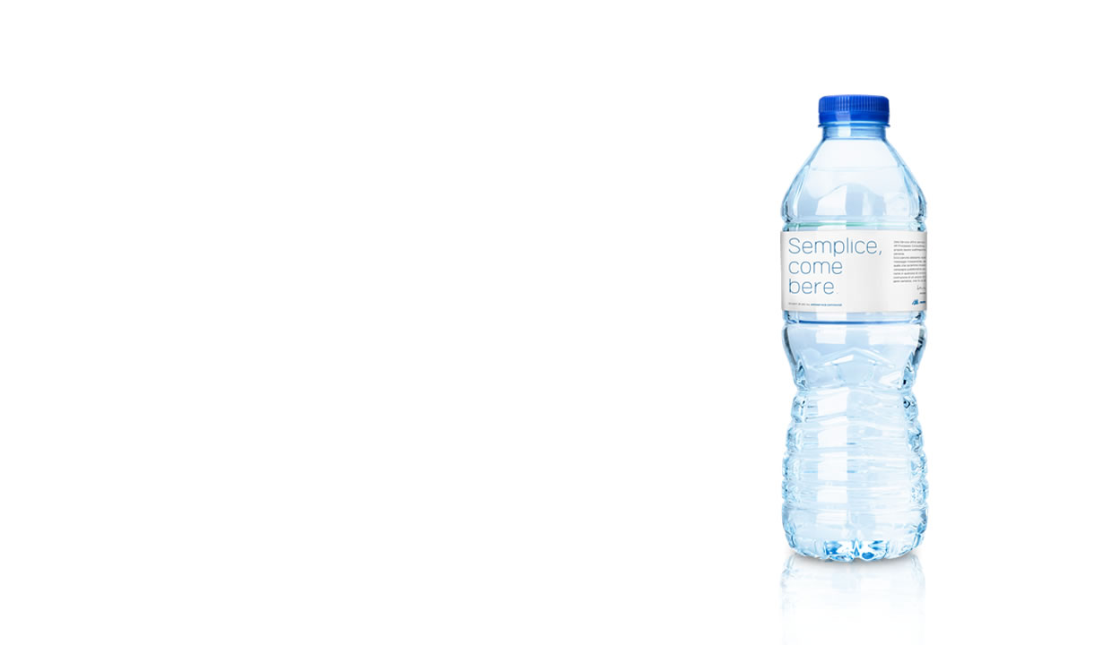 Semplice come bere – So simple: it’s like drinking water.